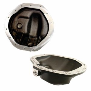 Dodge 2500 Differential Cover Set - Front + Rear - BD Diesel - AA 14-9.25 Front / AA 14-11.5 Rear, Cast Aluminum with Cooling Fins - `03-`13 Dodge 2500 Differential Cover Set - Front + Rear - BD Diesel - AA 14-9.25 Front / AA 14-11.5 Rear, Cast Aluminum with Cooling Fins - `03-`13